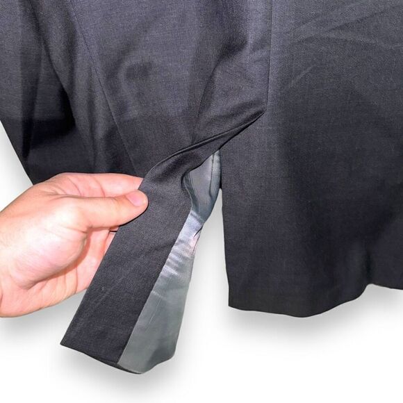 Perlis Charcoal Gray Empire 1917 Wool Sport Coat 42R - Picture 4 of 11